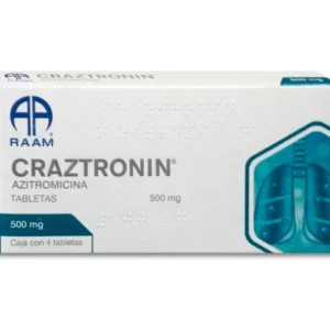 Craztronin - Azitromicina 500 mg 4 Tab