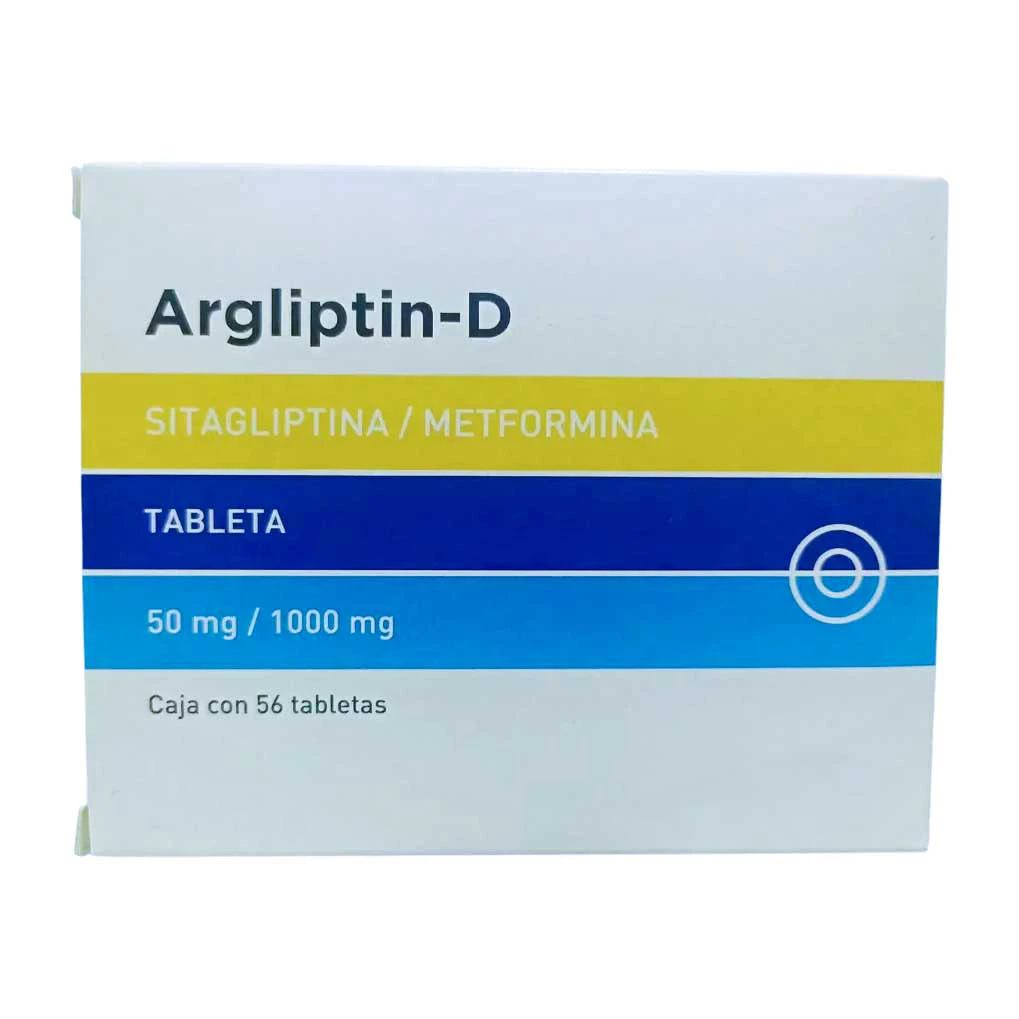 Argliptin - D - Sitagliptina/Metformina 50/1000 mg 56 Tab