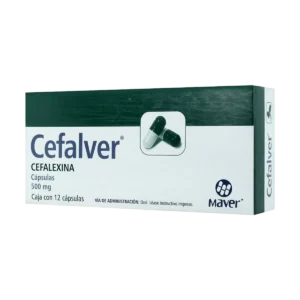 CEFALVER CEFALEXINA 500 MG 12 CAP
