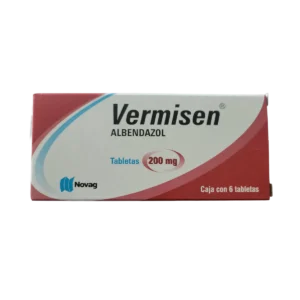 VERMISEN ALBENDAZOL 200 MG 6 TAB