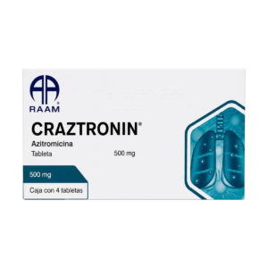 CRAZTRONIN AZITROMICINA 500 MG 4 TAB