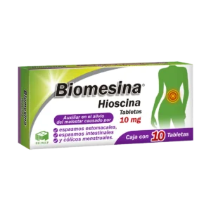 BIOMESINA HIOSCINA 10 MG 10 TAB