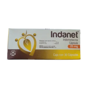 INDANET INDOMETACINA 25 MG 30 CAP