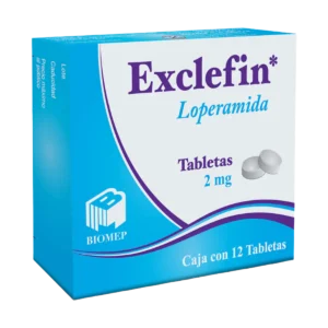 EXCLEFIN LOPERAMIDA 2 MG 12 TAB