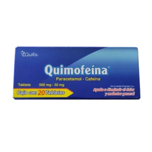 QUIMOFENIA PARACETAMOL CAFEINA 500 MG 50 MG 20 TAB