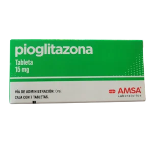 PIOGLITAZONA 15 MG 7 TAB